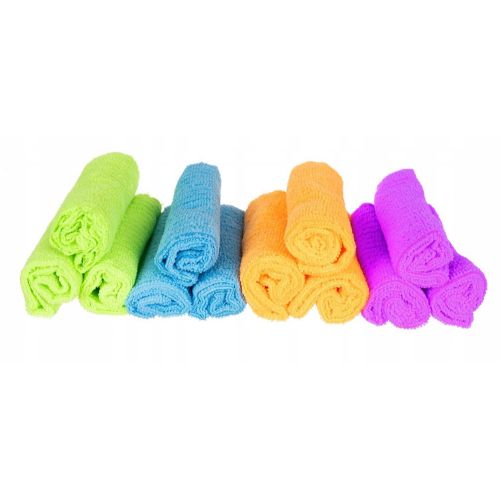 Set of 12 microfiber cloths 30x30cm