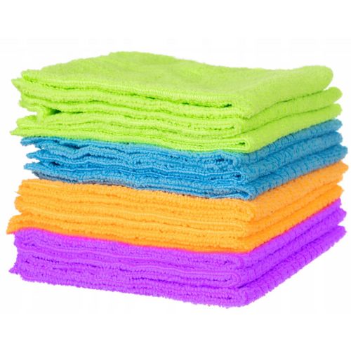 Set of 12 microfiber cloths 30x30cm