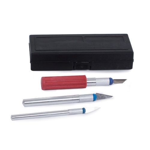 Set of 12 scalpel modeling knives + box