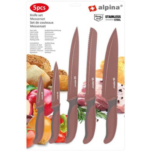 5-piece stainless steel kitchen knife set