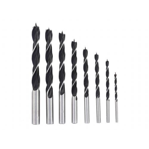 Set of 8 wood drill bits 3-10mm