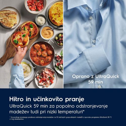 Pralni stroj Electrolux EW7F5412ACE + grelnik ECH/AT-2000 3AI-W EEC, AutoDose, SteamRefresh, QuickCare 59 min, 8 kg, 1400 obr/min