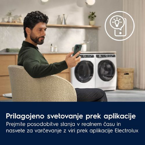 Pralni stroj Electrolux EW7F5412ACE + grelnik ECH/AT-2003 3AI-W BI, AutoDose, SteamRefresh, QuickCare 59 min, 8 kg, 1400 obr/min