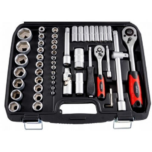 Set of 1/2 and 1/4 socket wrenches 108 pieces ratchet wrenches