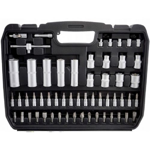 Set of 1/2 and 1/4 socket wrenches 108 pieces ratchet wrenches