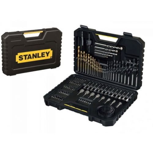 Bit and drill bit set 100-piece set in case
