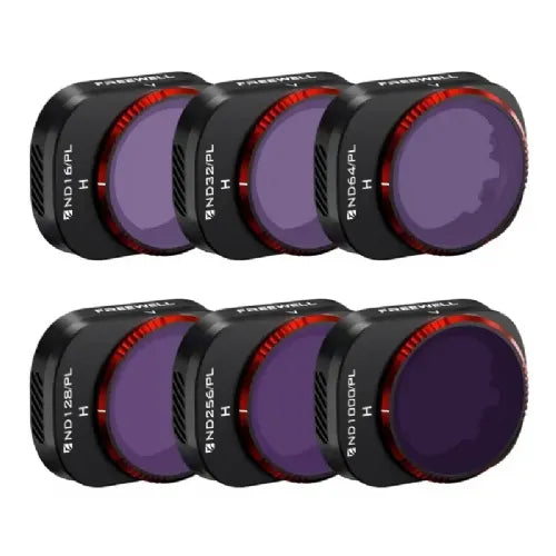 Set of 6 Bright Day Freewell filters for DJI Mini 4 Pro