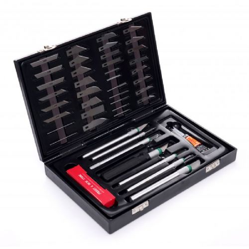 Set of scalpel modeling knives 56 pieces