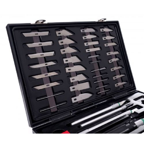 Set of scalpel modeling knives 56 pieces