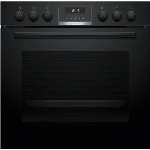 Set štedilnik + pečica Bosch HND616LS63, 71 l, indukcijska plošča, nerjaveče jeklo/črna