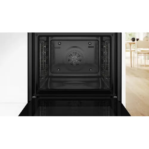 Set štedilnik + pečica Bosch HND675LS62, 71 l, indukcijska plošča, črna/nerjaveče jeklo