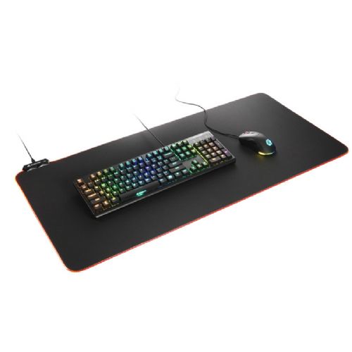 SHARKOON 1337 RGB V2 900 črna mat podloga za miško in tipkovnico
