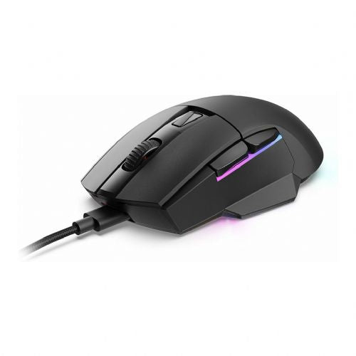 Optična miška Sharkoon Shark SGM50W, 6 gumbov, 6.400 DPI, črna