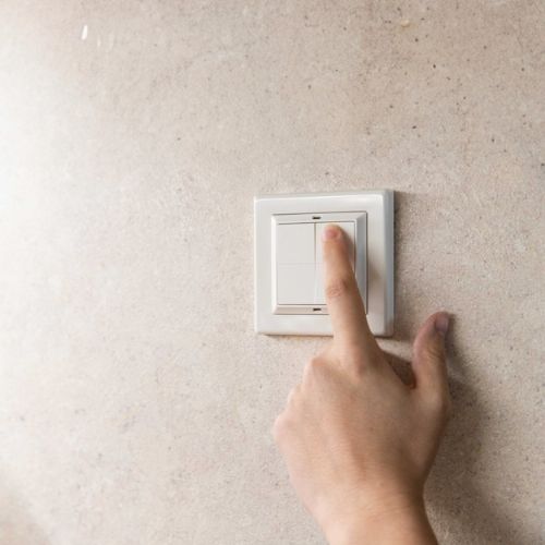 Shelly Plug & Play "BLU Wall" Switch 4 Adapter Gira & Merten Weiß