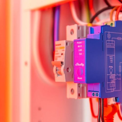 Shelly Relais "Pro 1" WLAN LAN Max. 16A 1 kanal 1 faza BT DIN-letev