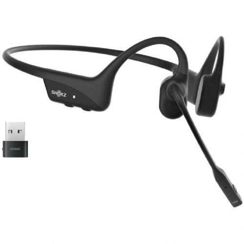 Shokz OpenComm2 UC (z USB-A) Bluetooth brezžične slušalke za kostno prevodnost