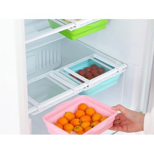 Silicone Foldable Pull-out Shelf for Refrigerator