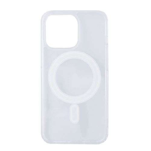 Silicone case ANTISHOCK MagSafe for iPhone 16 Plus - transparent
