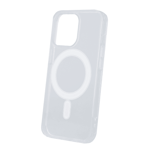 Silicone case ANTISHOCK MagSafe for iPhone 16 Plus - transparent