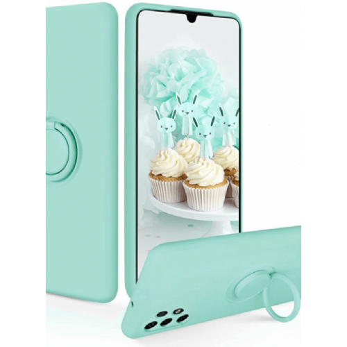 Liquid Ring Silicone Case for Samsung Galaxy A33 5G A336 - mint