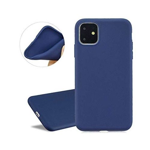 Silicone case for iPhone 11 - matte blue