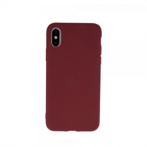 Silicone case for Samsung Galaxy A51 A515 - matte burgundy red