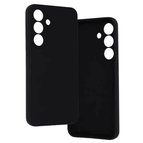 Silicone case for Samsung Galaxy A57 - matte liquid black