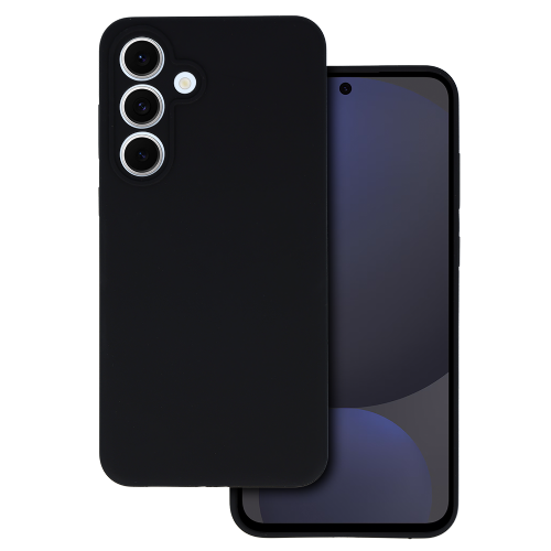 Silicone case for Samsung Galaxy A57 - matte liquid black