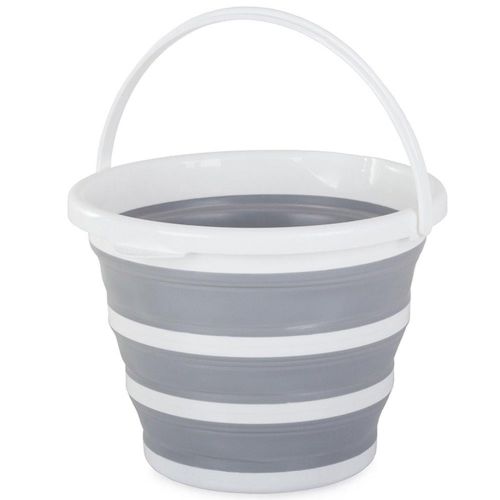 Silicone folding bucket 10L reinforced
