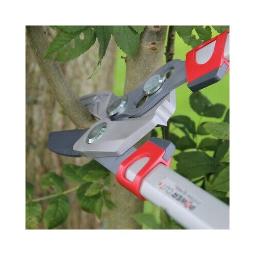 Wolf-Garten Power Cut RR 900 T Premium Plus pruning shears, telescopic handle 65 - 90 cm, red/gray