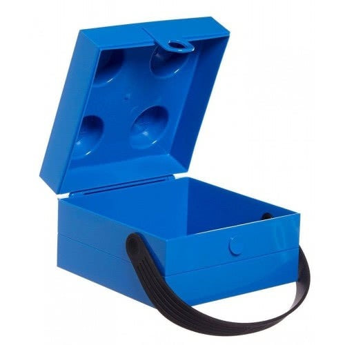 Škatla za shranjevanje Lego, gradnik 4, modra