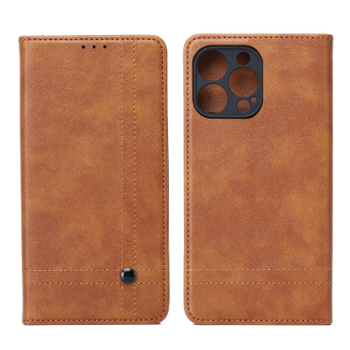 Havana Sleek flip case for Samsung Galaxy A18, TPU, artificial leather, magnetic closure, brown