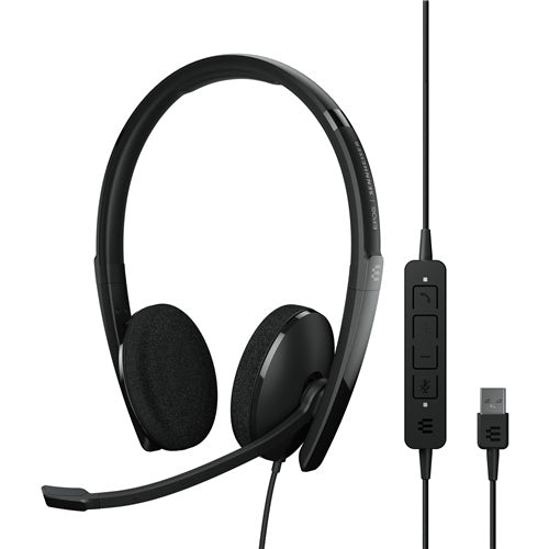 Slušalke EPOS Adapt 160 USB II, Stereo, USB, črna