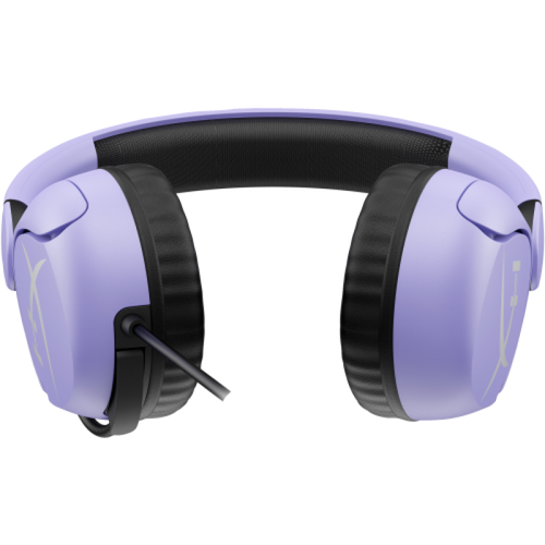 HyperX Cloud Mini wired headset, 3.5 mm, microphone, black/lilac, for gaming
