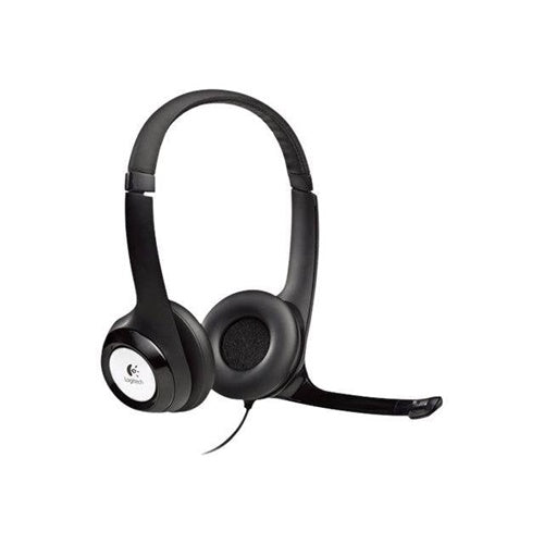 Slušalke Logitech USB H390, črna (981-000406)