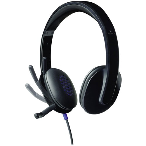 Slušalke Logitech USB H540, črna (981-000480)