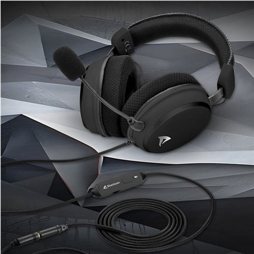 Slušalke Sharkoon Splitter SGH25 (črne, 3,5 mm vtičnica)