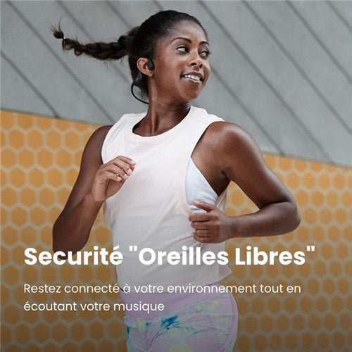 Slušalke Shokz OpenRun Mini, Bluetooth, polnjenje prek USB-C, IP67, črna