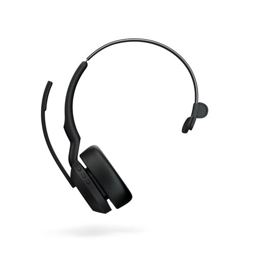 Jabra Evolve2 55 MS Mono Headphones, Bluetooth, ANC, USB-C, Black