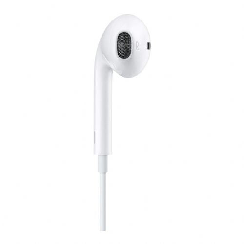 Apple EarPods MWTY3ZM/A wired Lightning headphones, white, in-ear, microphone, Siri support