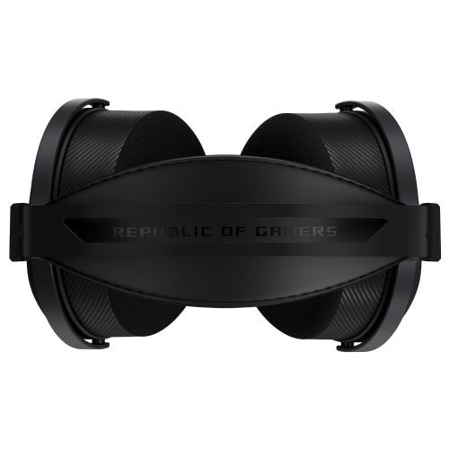 Slušalke Asus ROG Kithara črne žične, odprta zasnova, planarni gonilniki, frekvenčno območje 8 Hz – 55 kHz, odstranljiv mikrofon, nadzor glasnosti