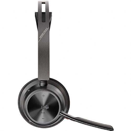 Slušalke HP Poly Voyager Focus 2 USB-CC (črne, s certifikatom Microsoft Teams, adapterjem USB-C/-A, polnilnikom)