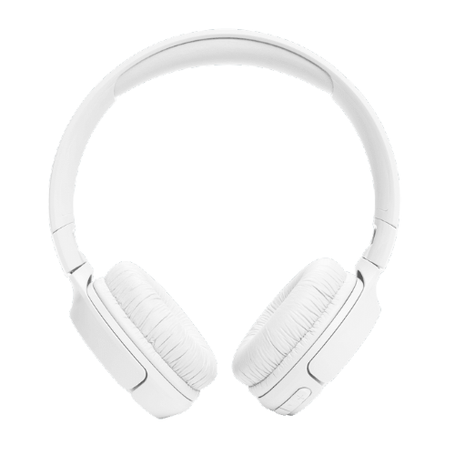 JBL TUNE 520BT headphones white, Bluetooth, foldable, 57 hours battery life, microphone