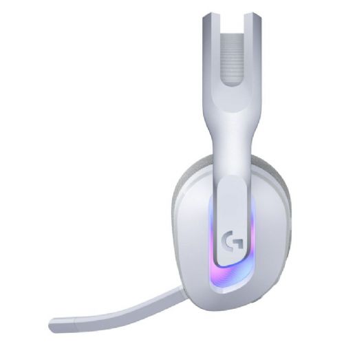 Logitech G522 Lightspeed Wireless Headset, PRO-G Drivers, Broadcast Microphone, LIGHTSYNC RGB, White