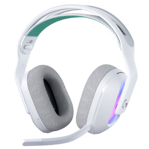 Logitech G522 Lightspeed Wireless Headset, PRO-G Drivers, Broadcast Microphone, LIGHTSYNC RGB, White