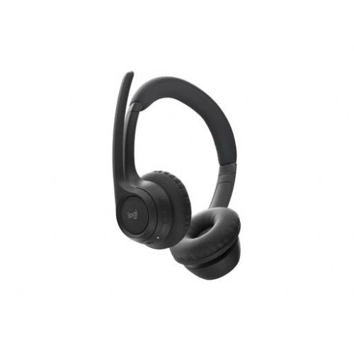 Logitech Zone 300 wireless headphones, Bluetooth 5.3, noise cancellation, dual microphone, up to 20 h battery life, black