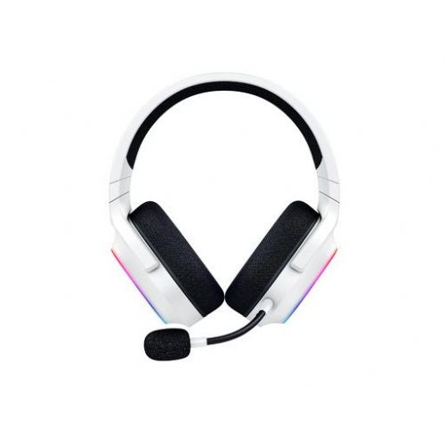 Razer Barracuda X Chroma White wireless headphones, Bluetooth 5.3, USB dongle, 40 mm drivers, RGB lighting, up to 20 hours of operation