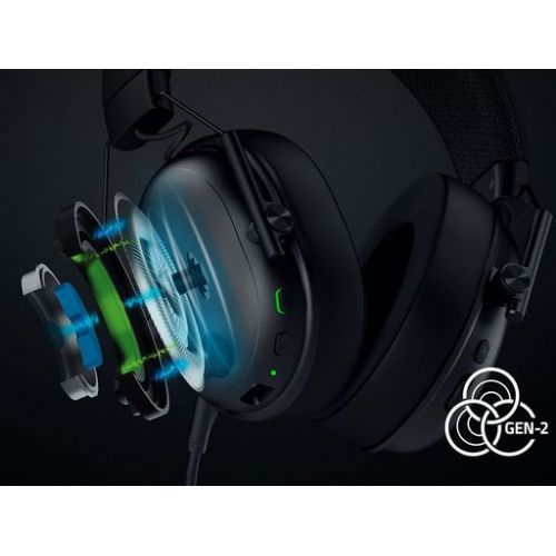 Slušalke Razer BlackShark V3 (črne, 2,4 GHz adapter, Bluetooth, USB)