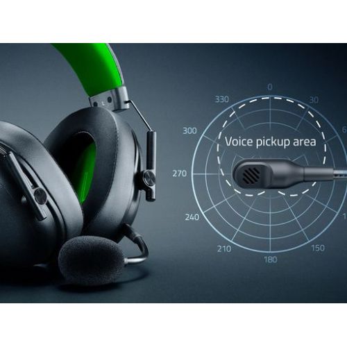 Slušalke Razer BlackShark V3 X Hyperspeed za Xbox (črne/zelene, 2,4 GHz adapter, Bluetooth, USB)