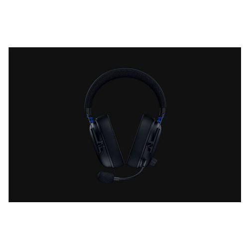 Slušalke Razer BlackShark V3 za PlayStation (črne, Triforce Titanium 50 mm, 2,4 GHz adapter, Bluetooth, snemljiv mikrofon)